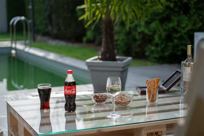 Palma Palettenlounge aus neuen Paletten