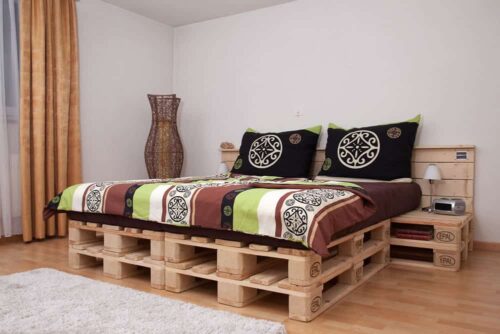 Palettenbett